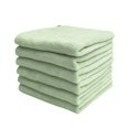 thumbnail image 2 of Washcloths 6 Pack, Super Soft Microfiber Face Towel, Reusable Washable Makeup Remover Cloth, 11.8x11.8 inch, Light Green Facial Cleaning Cloth, 2 of 8
