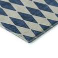 thumbnail image 4 of Addison Rugs Mayfield Washable Transitional Diamonds Navy Runner Rug, 2'3" x 7'6", 4 of 5