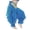 Lacbleu, variante sur BellyLady Pantalon Harem de Danse du Ventre Tribal Ample Arabe Pantalon d'Halloween - Bleu Lac