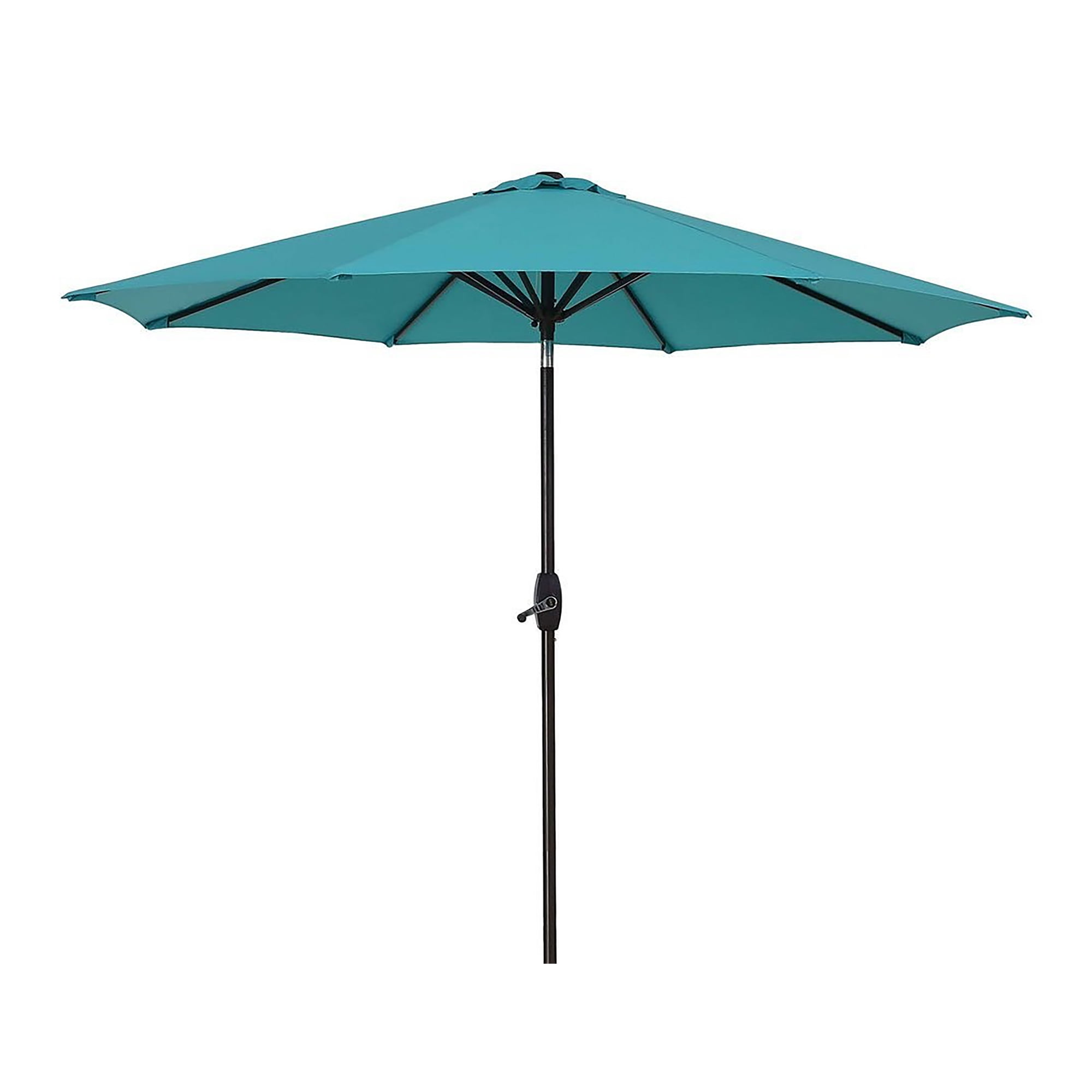 GARDEN 9 Ft Outdoor Patio Market Umbrella with Tilt & Crank Lift, Turquoise