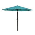 thumbnail image 4 of GARDEN 9 Ft Outdoor Patio Market Umbrella with Tilt & Crank Lift, Turquoise, 4 of 7