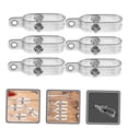 thumbnail image 4 of OULII 6Pcs Metal Rope Tension Practical Rope Tensioner Tool for Gardening and Maintenance Tasks, 4 of 8