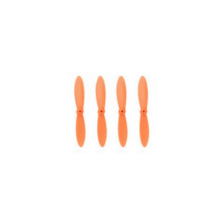 Image of HobbyFlip All Orange Nano Quadcopter Propeller blade Set 30mm Propellers Blades Compatible with WLtoys V272