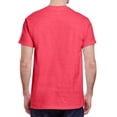thumbnail image 3 of Jnriver Men's Short Sleeve Lightweight Heavy Cotton T-Shirt Regular-Fit Crewneck Tee for Casual Wear Gym Workout Summer Outfit - Heather Red - XL, 3 of 3