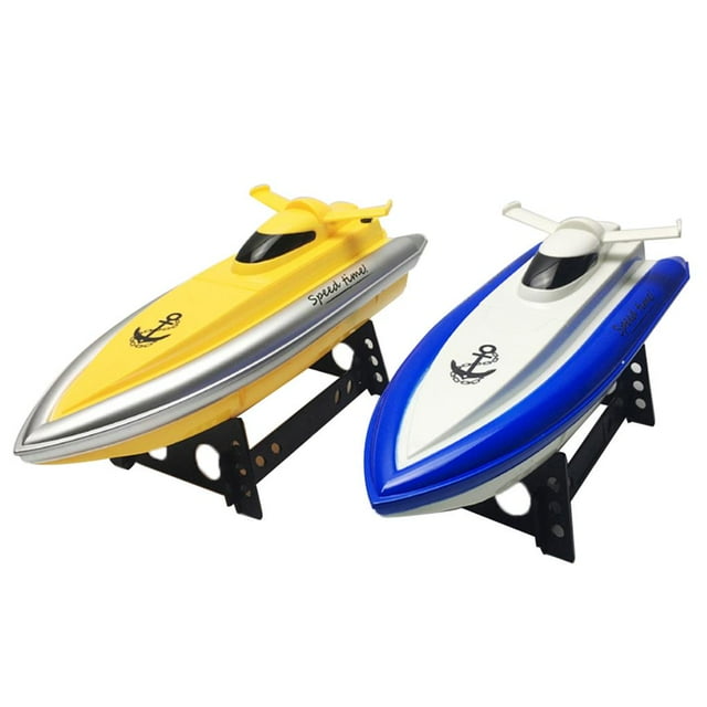 maskred RC Racing Boat Toy 2.4Ghz Remote Control 25KM/H High Speed Remote Control Boats RC Boat for Kids and Adults Blue