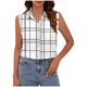 thumbnail image 2 of TaTaai Fashion Printed Blouse Wrinkle-Resistant Breathable Women's Lapel Button Sleeveless Short Sleeve Loose Summer Smart-Casual Top Gift, 2 of 6