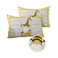 thumbnail image 2 of Farm Cute Gnome with Honey Bees Outdoor Pillow Covers Set of 2,Decorative Waterproof Throw Pillow Case,Yellow Grid and Rustic Wood Grain Cotton Linen Soft Cozy Cushion Pillowcases, 2 of 7