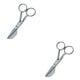 thumbnail image 3 of Bewildely 7 Duckbill Applique Scissors for Thread Shears Tufted  Carpet Fabric 2piezas Plata, 3 of 6