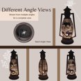 thumbnail image 4 of Rustic Moose Silhouette Lantern Table Lamp – Plug-in Farmhouse Decor Light for Bedroom, Living Room, or Cabin – Western Lodge Style Accent – Vintage Holiday or Housewarming Gift Idea, 4 of 10