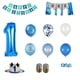thumbnail image 1 of Primer Cumpleaños Del Bebé. Globos Azules Impresos. Primer Cumpleaños Del Bebé. Set De Artículos Para Fiestas. Set De Artículos Decorativos Para Fiestas De Cumpleaños., 1 of 6