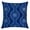 Blue, variant on Snowflake Red Geometric Polyester 20 in. x 20 in. Throw Pillow