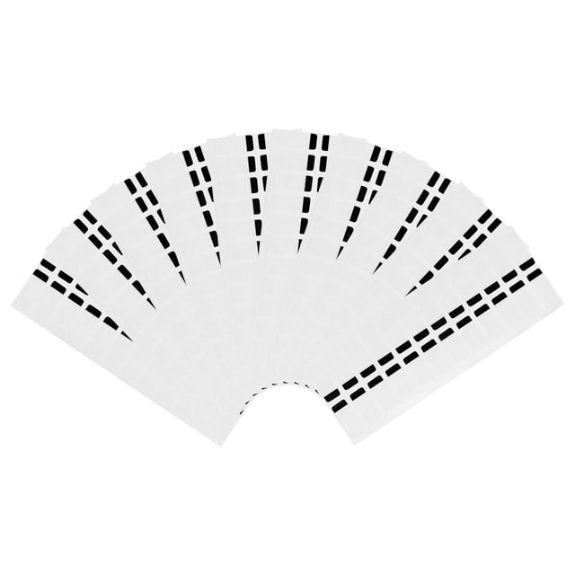 Rectangular PVC Negro Sello Pegatinas 1000 Etiquetas 1x0.4 Pulgadas Impermeable Sello Etiqueta para Regalo Caja Papel Bolsa Sobre, 42 Hojas