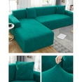 thumbnail image 3 of 3 Seater Sofa Cover with Armrests Free Pillowcase Jacquard Sofa Protector Non-Slip Sofa Cover Waterproof Anti-Scratch from Cats Dogs, 3 of 5