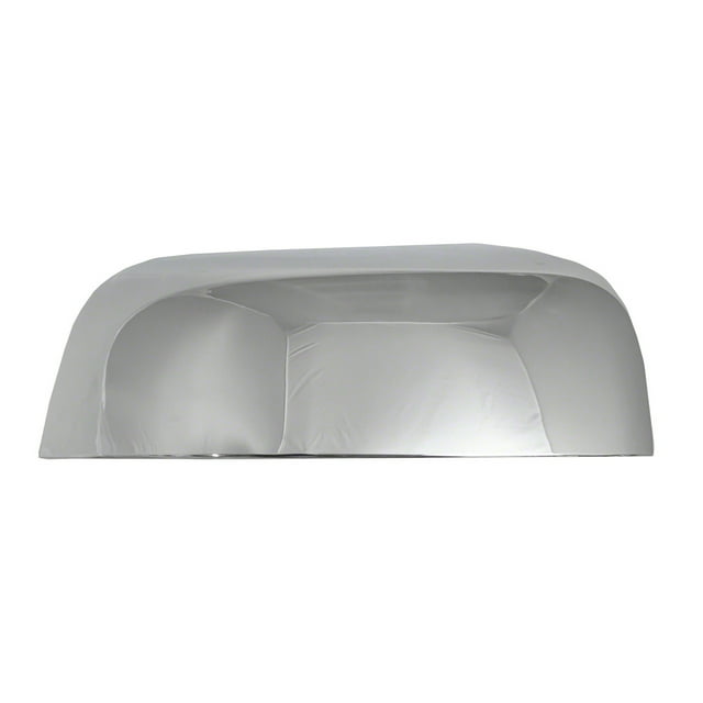 Convient 2019-2021 Ford Ranger Coast To Coast Couverture de Miroir Extérieur CCIMC67538R Remplacement de la Moitié Supérieure; Chromé; Plastique ABS; Ensemble de 2