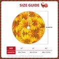 thumbnail image 4 of Kll 3d Sunflowers Christmas Tree Skirt 30",Party Decorations Farmhouse For Christmas Decorations Holiday Party, 4 of 8