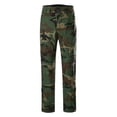 thumbnail image 2 of Hogleaql Men's Tactical Pants Fashion Hiking Military Combat Ripstop Stretch Pants with Multi-Pockets Cargo Loose Fit Lightweight Solid Color Pant Dark Green M, 2 of 3