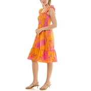 Nanette Lepore Smocked Midi Dress