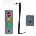 thumbnail image 3 of Methold Sensor de estacionamiento de semáforo LED ABS para fácil instalación y dispositivo de estacionamiento de garaje con ahorro de Electrónica, 3 of 6
