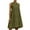 Army Green, variant on Diufon Trendy Dresses for Women Round Neck Sleeveless Dress Summer Solid Color Pleated Dress
