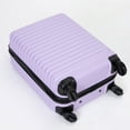 thumbnail image 4 of 20'' Hard Case Luggage with Top and Side Handles,Lightweight Suicase with Adjustable Pull Rod and 360° Spinner Wheels,Travle Luggage with Capacity Weight 39L for Adults,Jurnior,Teens, Lavender Purple, 4 of 9