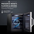 thumbnail image 2 of Refrigerador de vino Ivation para 12 botellas con cierre, 41L-18L, 2 of 8