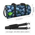 thumbnail image 2 of KLL Fresh Blueberries Duffle Bag For Men Women Sport Gym Fitness Tote Travel Training Workout Basketball Football Weekender, 2 of 6