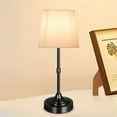thumbnail image 6 of Portable Cordless Table Lamp Usb Rechargeable Fabric Shade Desk Lamp (Light Decoration), 6 of 10
