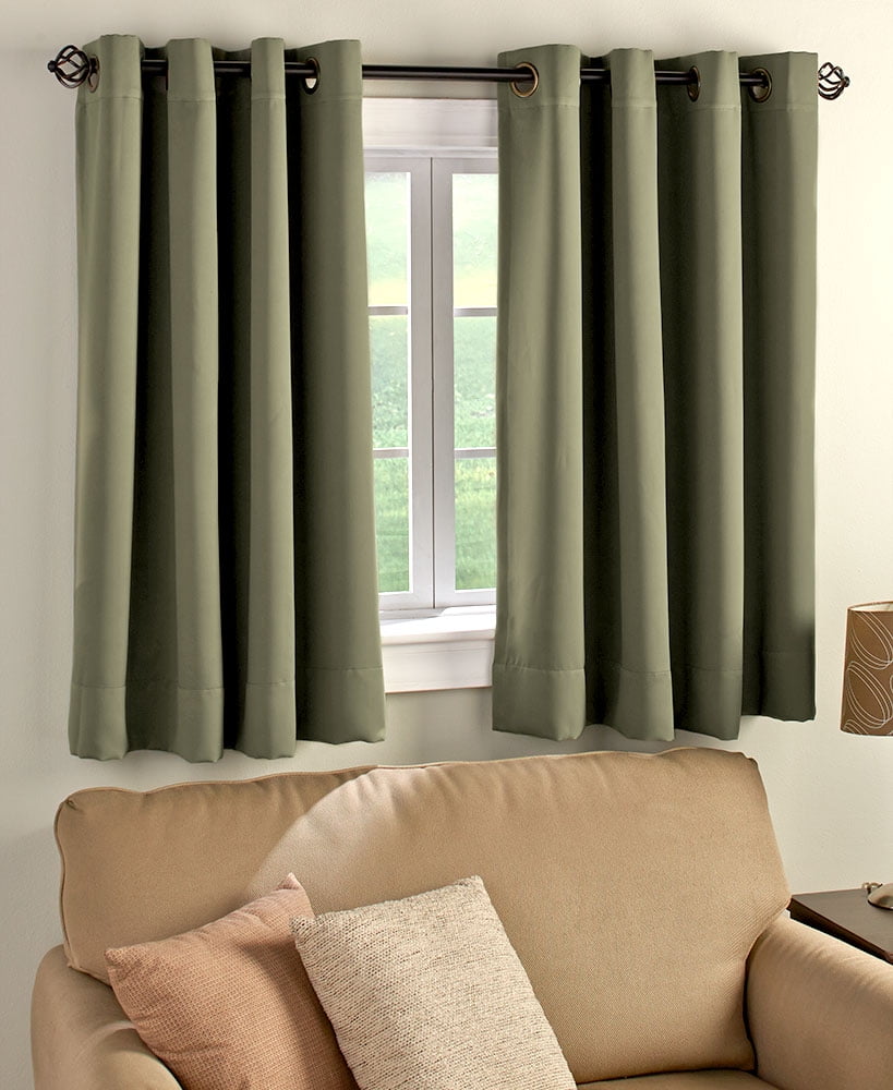 Short Panel Blackout Curtain Sand 45 Short Panel Blackout Curtain Sand 45