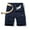Dark Blue, variant on Lilgiuy Men's Cargo Shorts Zipper Button Pockets Cropped Cargo Shorts Clearance Sales Winter Fashion 2022