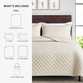 thumbnail image 2 of Mainstays All in One Lightweight Quilt Set and Sheet Set -7 Piece, Full, Beige, 2 of 13