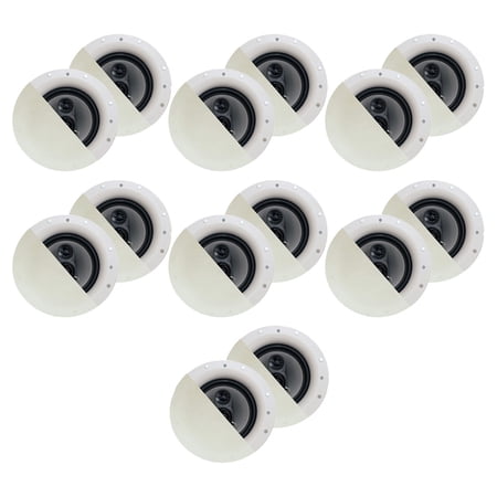 Acoustic Audio CSic84 Frameless In Ceiling 8 Speaker 7 Pair Pack 3 Way Home Theater Speakers - image 8