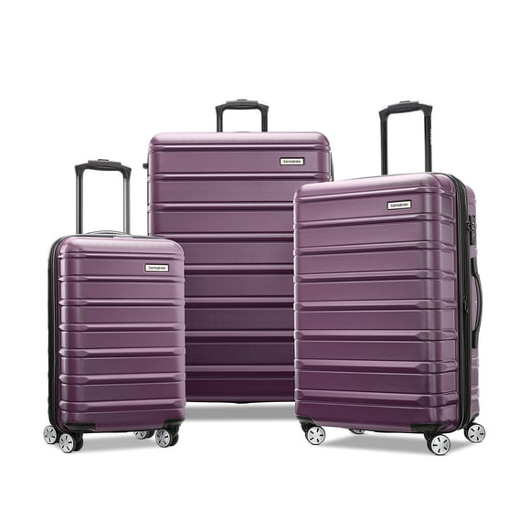 Juego de 3 piezas Luggage Samsonite Omni 2 Hardside, expandible, morado