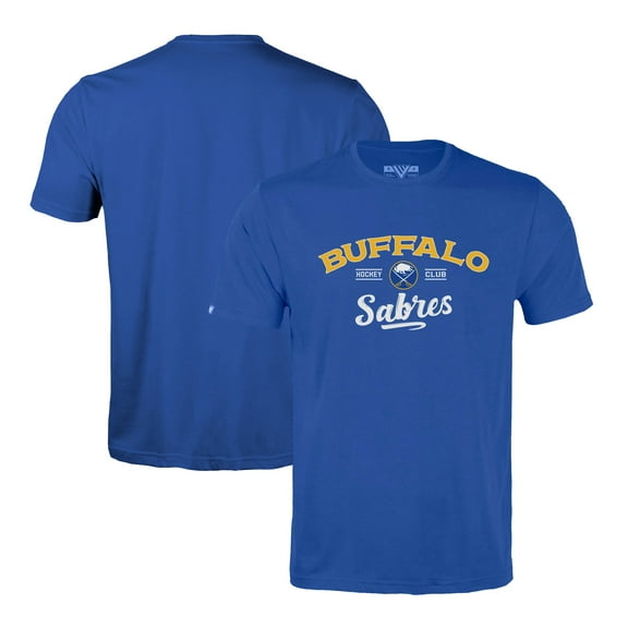 Men's Levelwear Royal Buffalo Sabres Richmond Ice Wall T-Shirt