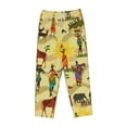thumbnail image 4 of Daiia Ethnic African Women's Sleep Pant with Pockets and Drawstring,Pajama Pants-Small, 4 of 9