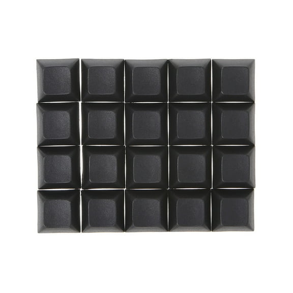 Zeiwohndc PBT Keycaps DSA 1u Blank Printed Keycaps For Gaming Mechanical Keyboard