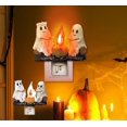 thumbnail image 4 of Luz de noche parpadeante con forma de fogata de fantasmas, luz de noche de Halloween con llama parpadeante de fogata de perro que camina fantasmas, luz de noche de Halloween con llama parpadeante de f, 4 of 7