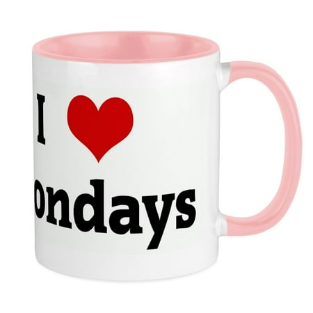 

CafePress - I Love Mondays Mug - Ceramic Coffee Tea Novelty Mug Cup 11 oz