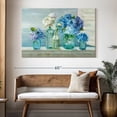thumbnail image 3 of Elephant Stock A Beautiful Day At The Beach Wall Art - Horizontal Canvas Wall Art - Bedroom Wall Decor - Floral And Botanical Canvas - Turquoise And Green Decor By Danhui Nai - 51" x 34", 3 of 8