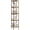 Walnut, variant on Bathroom Storage Shelf, 5-Tier Bamboo Rack Organizer, Multifunctional Shelving Unit for Living Room Bedroom Kitchen