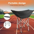 thumbnail image 5 of golytefs Collapsible Volleyball Wheeled Cart with Wheels Rolling Ball Storage Cart Volleyball Training Equipment Ball Holder for Easy Storage And Transport, 5 of 9