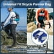 thumbnail image 2 of Bolsa de cuadro de bicicleta Unique Bargains, bolsa de pannier para bicicleta, bolsa impermeable para portabicicletas, bolsa delantera de cuadro de bicicleta, poliéster azul, 2 of 6