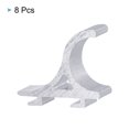 thumbnail image 3 of Freezer Shelf Clips, Refrigerator Clip Kits Cooler Shelf Support 1.06x0.31x0.91" Silver, 3 of 5