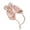 Pink, variant on Baby Headgear with Tie Warm Lining Furry Pompoms Rabbits Ear Hat Adjustable Size Plush Hat Lovely Photo Props