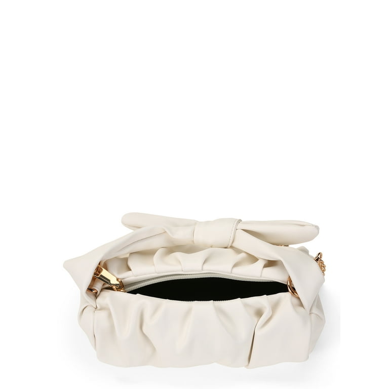 White scrunch bag hot sale
