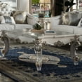 thumbnail image 2 of Classic Antique Pearl Coffee Table With Intricate Leg Scrolls - Adds Warmth To Decor Room, 2 of 6