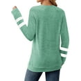 thumbnail image 4 of Fantaslook Womens Long Sleeve Tops Crewneck Sweatshirts Casual Color Block Tunic Tops Pullover, 4 of 8