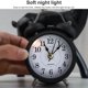 thumbnail image 3 of Reloj despertador de campana doble de 3 pulgadas, marco de Metal, esfera 3D con retroiluminación, luz nocturna, reloj de mesa de escritorio para oficina en casa, negro TUNC Sencillez, 3 of 5