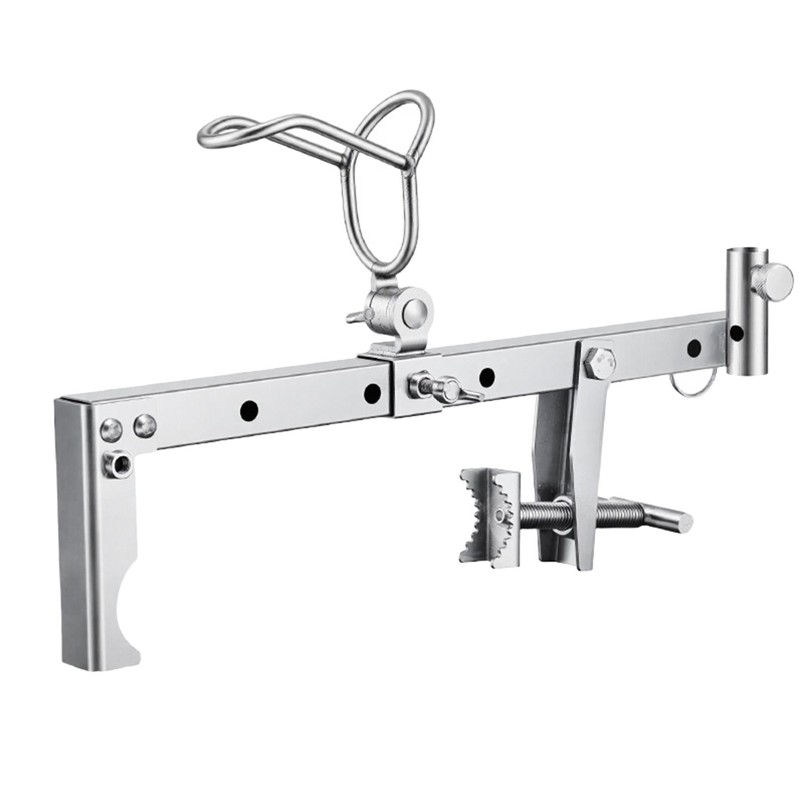 Aymzbd Adjustable Fishing Rod Rack Stainless Steel Clamp Mounting Support Versatile Rod