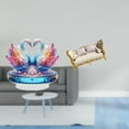 thumbnail image 2 of Estatua de escultura de cisne,Escultura de cisne para decoración del hogar Adorno de San Valentín,Estatua de ganso,figura acrílica,artesanía coleccionable,sofá de casa de muñecas,Muebles, 2 of 8
