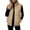 Khaki, variant on hoksml Women's Quilted Puffer Vest Stand Collar Sleeveless Zip Up Lightweight Padded Gilet Casual Multiple Styles Available